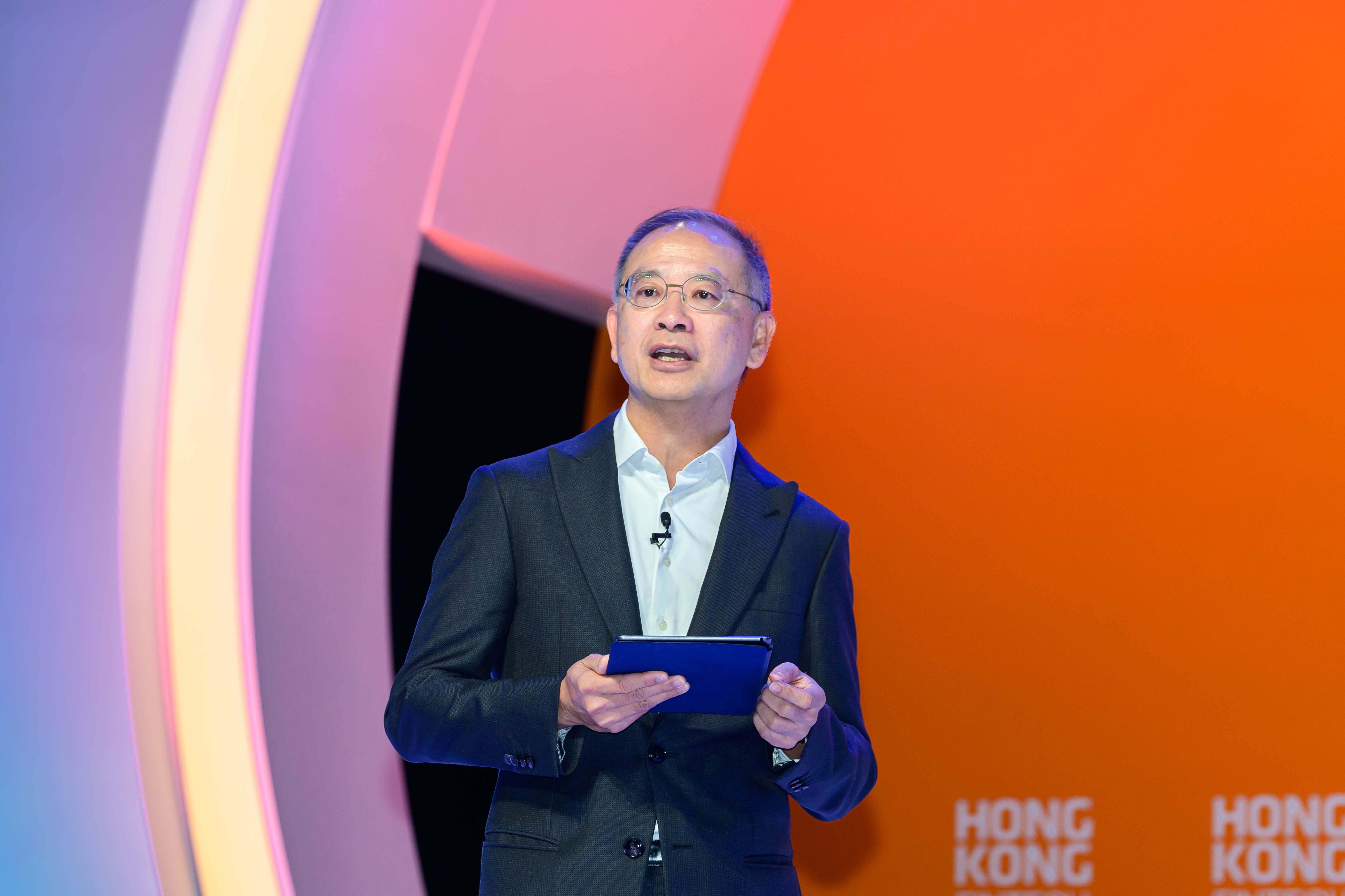 香港金融管理局總裁余偉文於香港金融科技周2024發表主題演講。